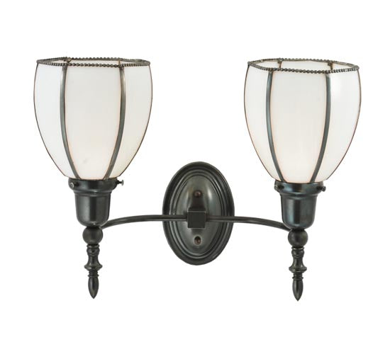 Meyda Tiffany Borough Hall 109136 Wall Light - Craftsman Brown