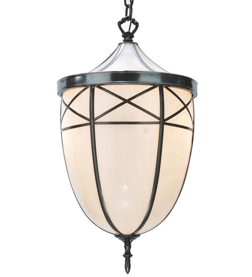 Meyda Tiffany Lighting 109137 Borough Hall Two Light Pendant Outdoor Bronze / Dark