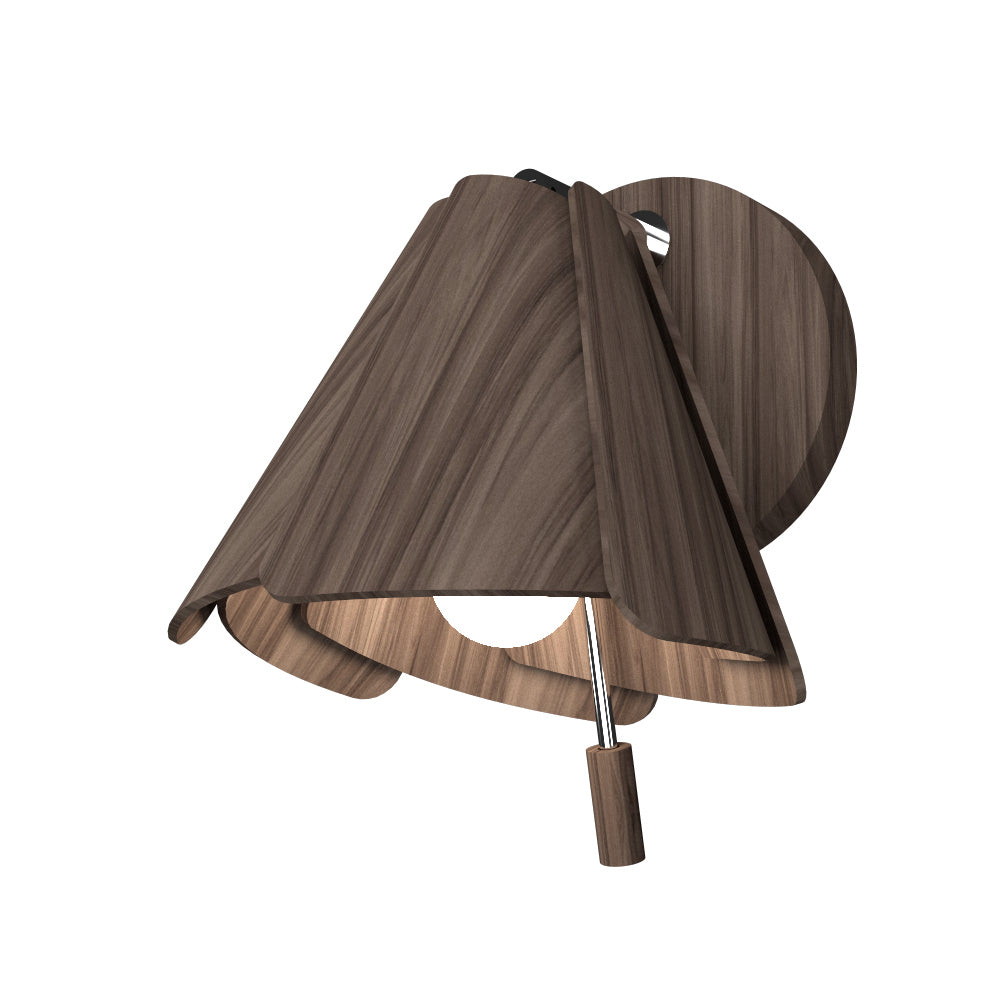 Accord Fuchsia 4136.18 Wall Light - American Walnut