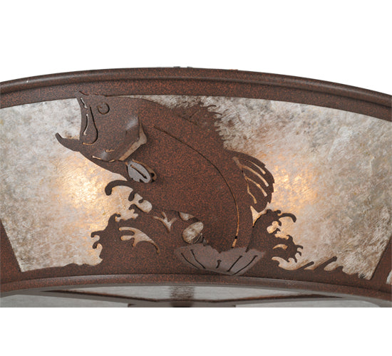 Meyda Tiffany Leaping Bass 109226 Ceiling Light - Cafe-Noir