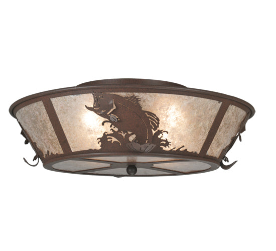 Meyda Tiffany Leaping Bass 109226 Ceiling Light - Cafe-Noir