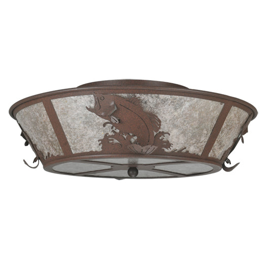 Meyda Tiffany Leaping Bass 109226 Ceiling Light - Cafe-Noir