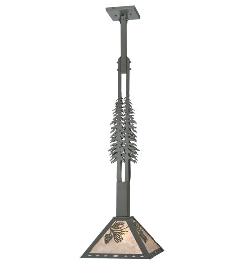 Meyda Tiffany Winter Pine 109242 Pendant Light - Timeless Bronze