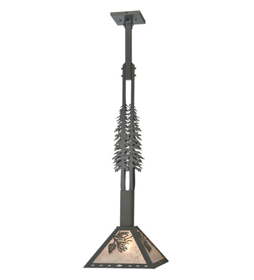 Meyda Tiffany Winter Pine 109242 Pendant Light - Timeless Bronze