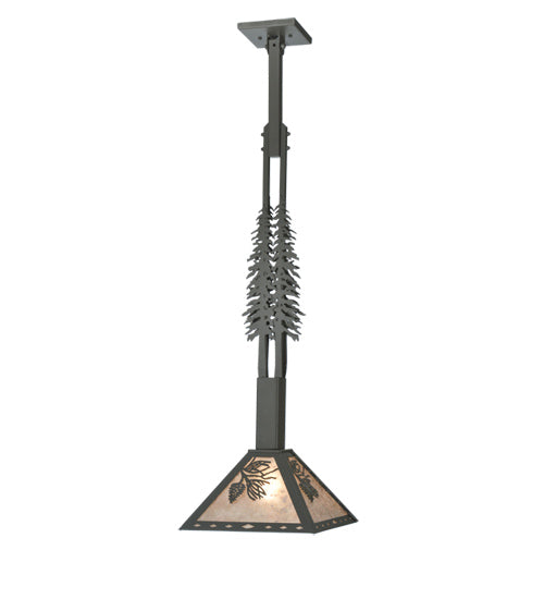 Meyda Tiffany Winter Pine 109242 Pendant Light - Timeless Bronze