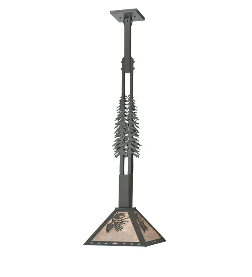 Meyda Tiffany Winter Pine 109242 Pendant Light - Timeless Bronze