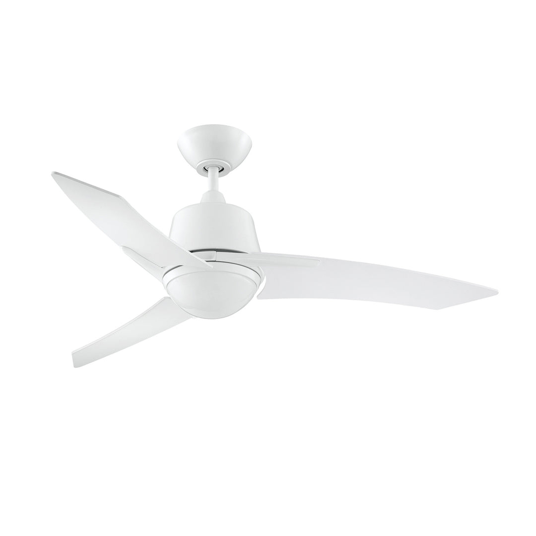 Kendal Scimitar Led AC19544L-WH Ceiling Fan 44 - White, White/