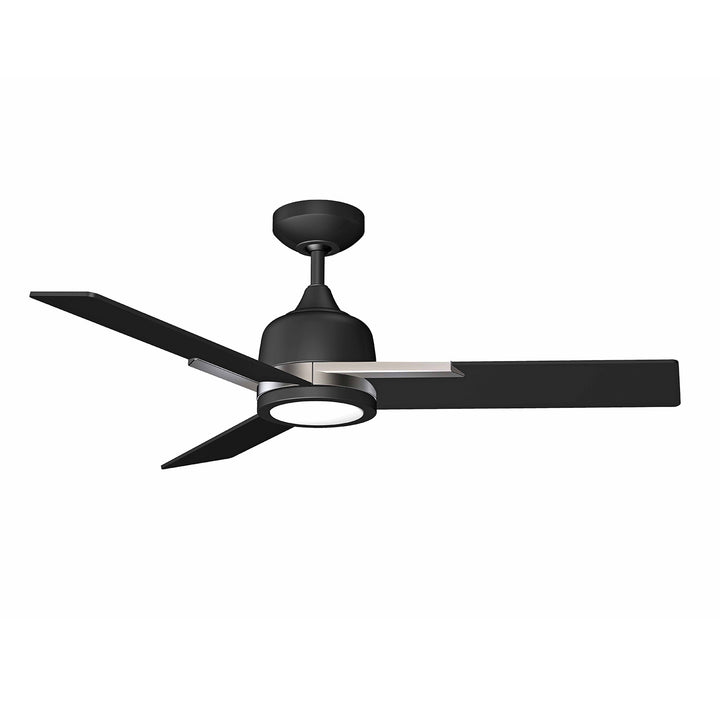 Kendal Triton-44 AC22444-BLK/SN Ceiling Fan 44 - Black & Satin Nickel, Black/