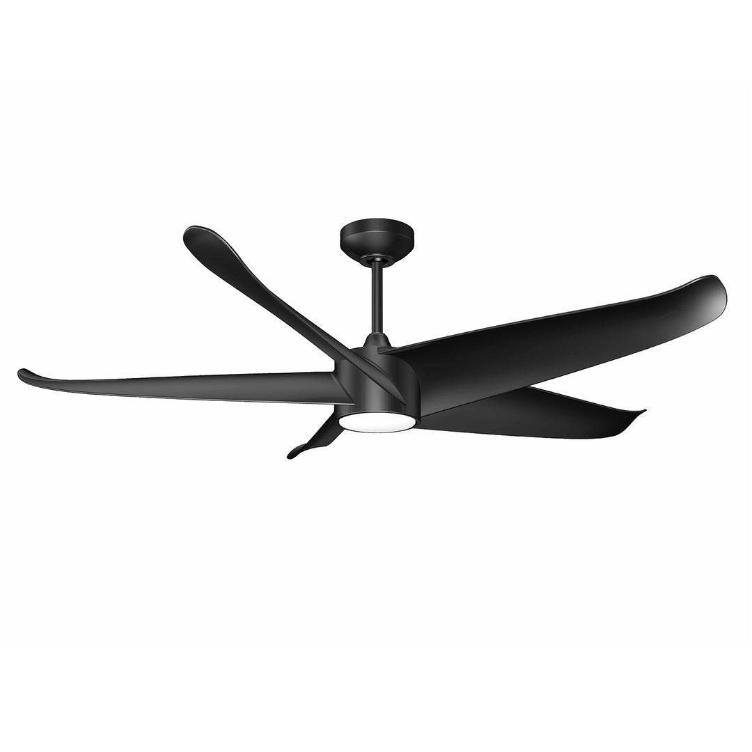 Kendal Max-5 AC23452-BLK Ceiling Fan 52 - Black, Black/