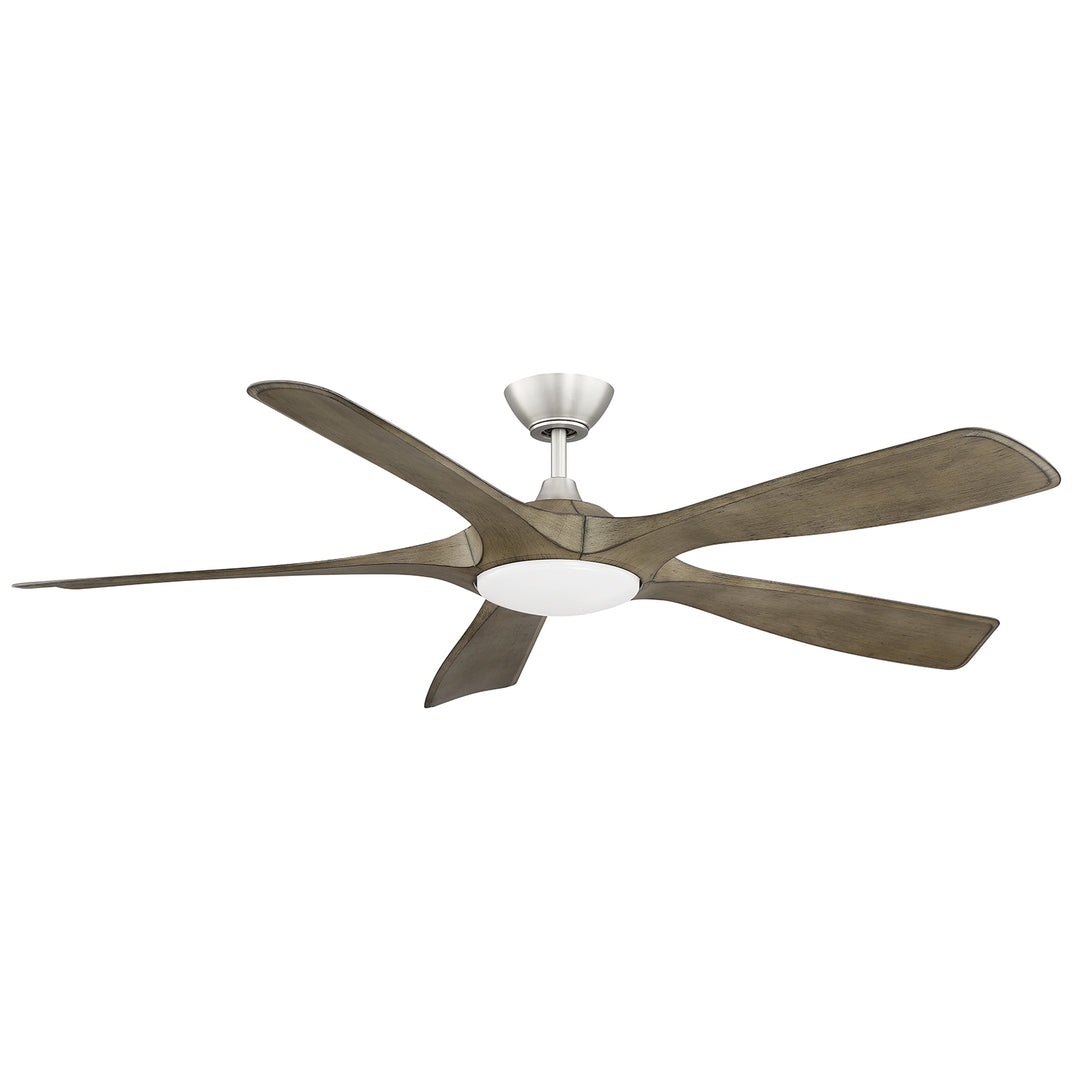 Kendal Mistral AC23856-SN/GWO Ceiling Fan 56 - Satin Nickel, Grey Weathered Oak/