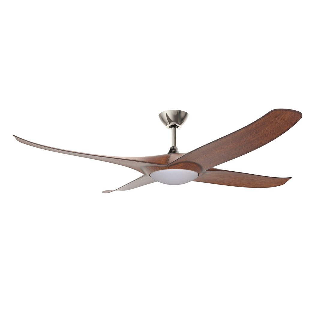 Kendal Zephyrus AC23960-SN/DW Ceiling Fan 60 - Satin Nickel, Dark Walnut/