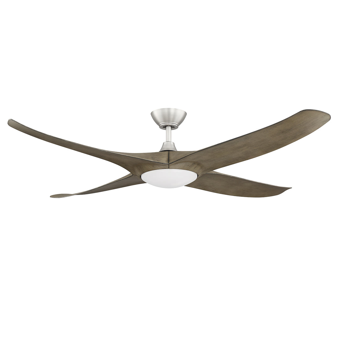 Kendal Zephyrus AC23960-SN/GWO Ceiling Fan 60 - Satin Nickel, Grey Weathered Oak/