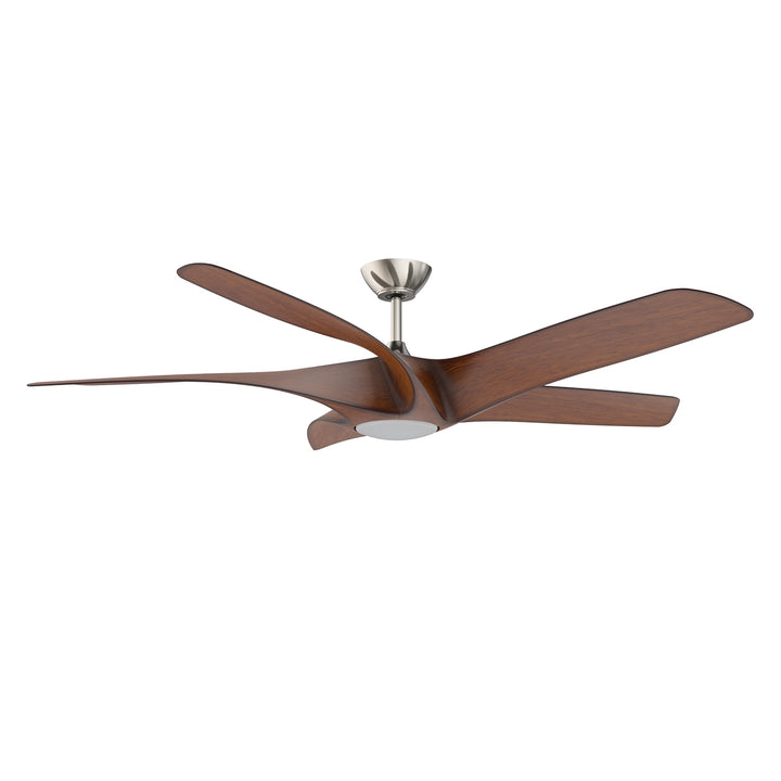 Kendal Titus AC24060-SN/DW Ceiling Fan 60 - Satin Nickel, Dark Walnut/