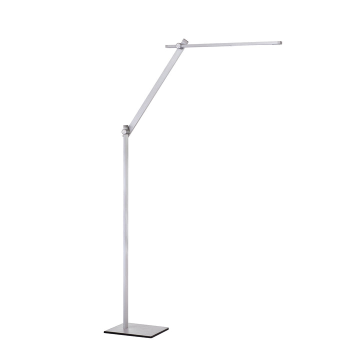 Kendal Lighting FL5017-AL Axoir Led Floor Lamp Lamp Pewter, Nickel, Silver