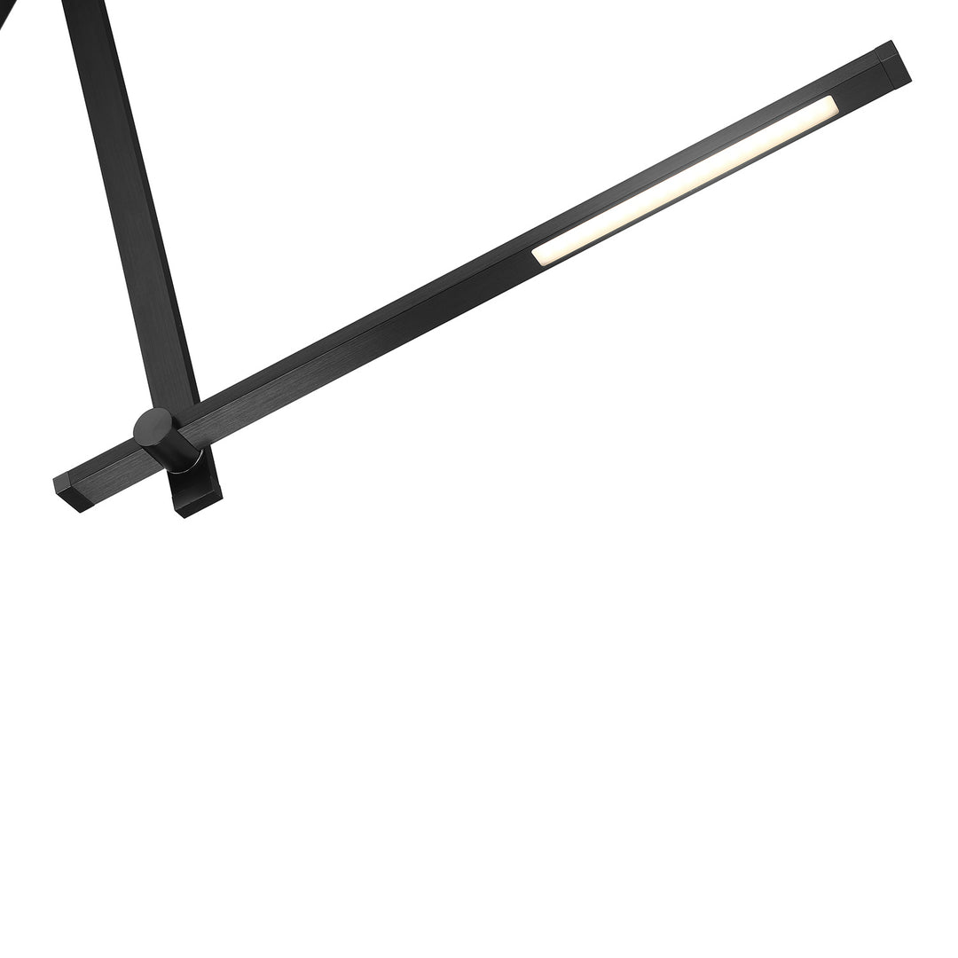 Kendal Lighting FL5017-BLK Axoir Led Floor Lamp Lamp Black