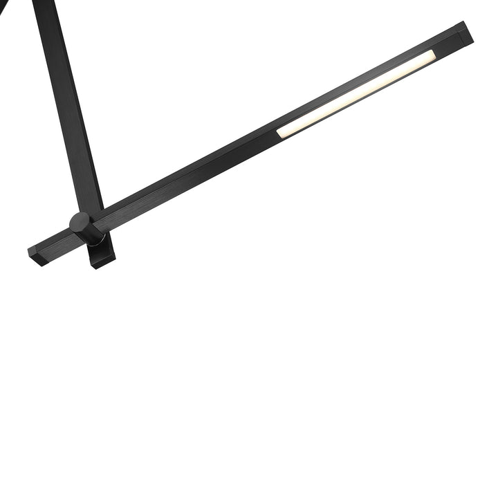 Kendal Lighting FL5017-BLK Axoir Led Floor Lamp Lamp Black