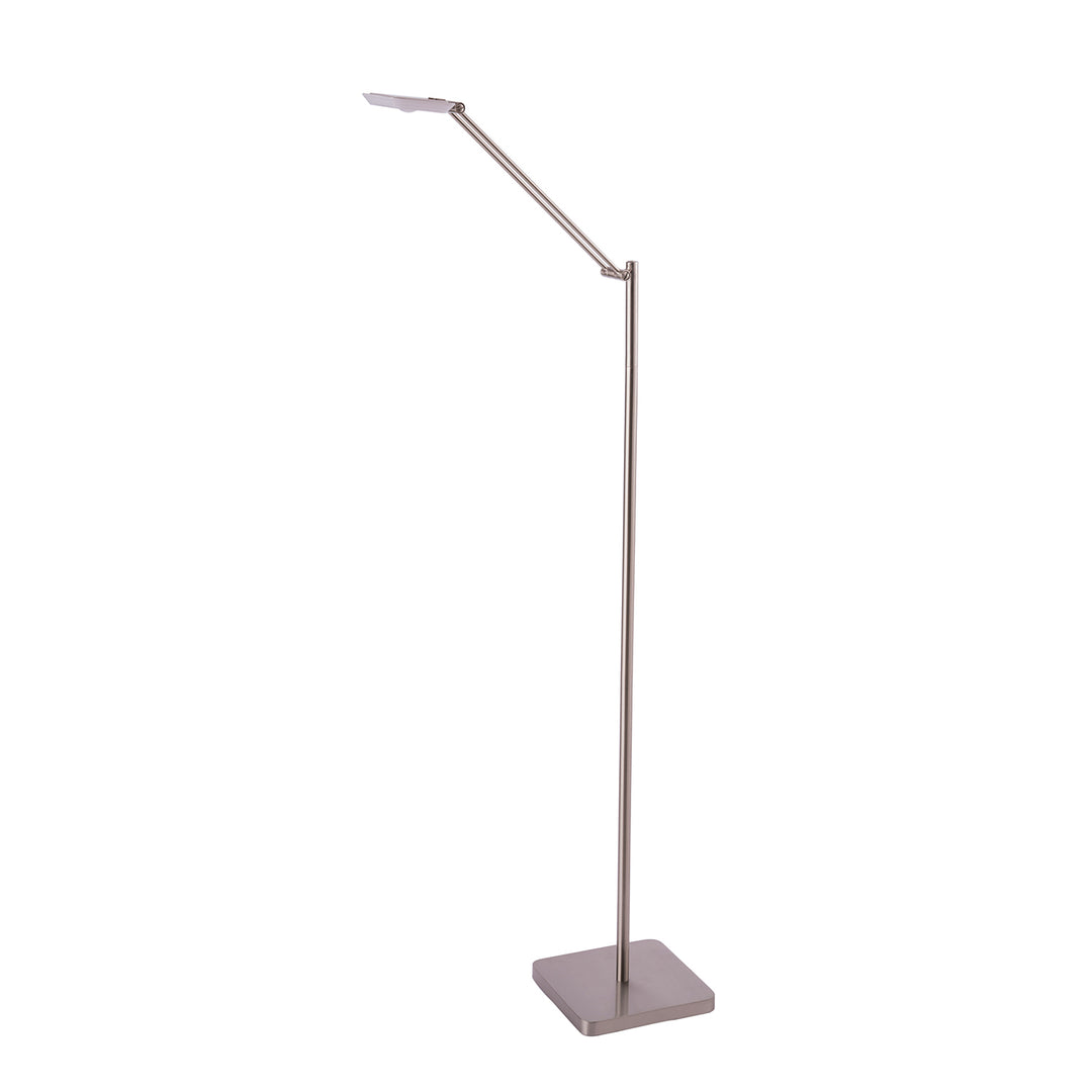 Kendal Lighting FL5020-SN  Lamps - Floor Lamps Lamp Pewter, Nickel, Silver