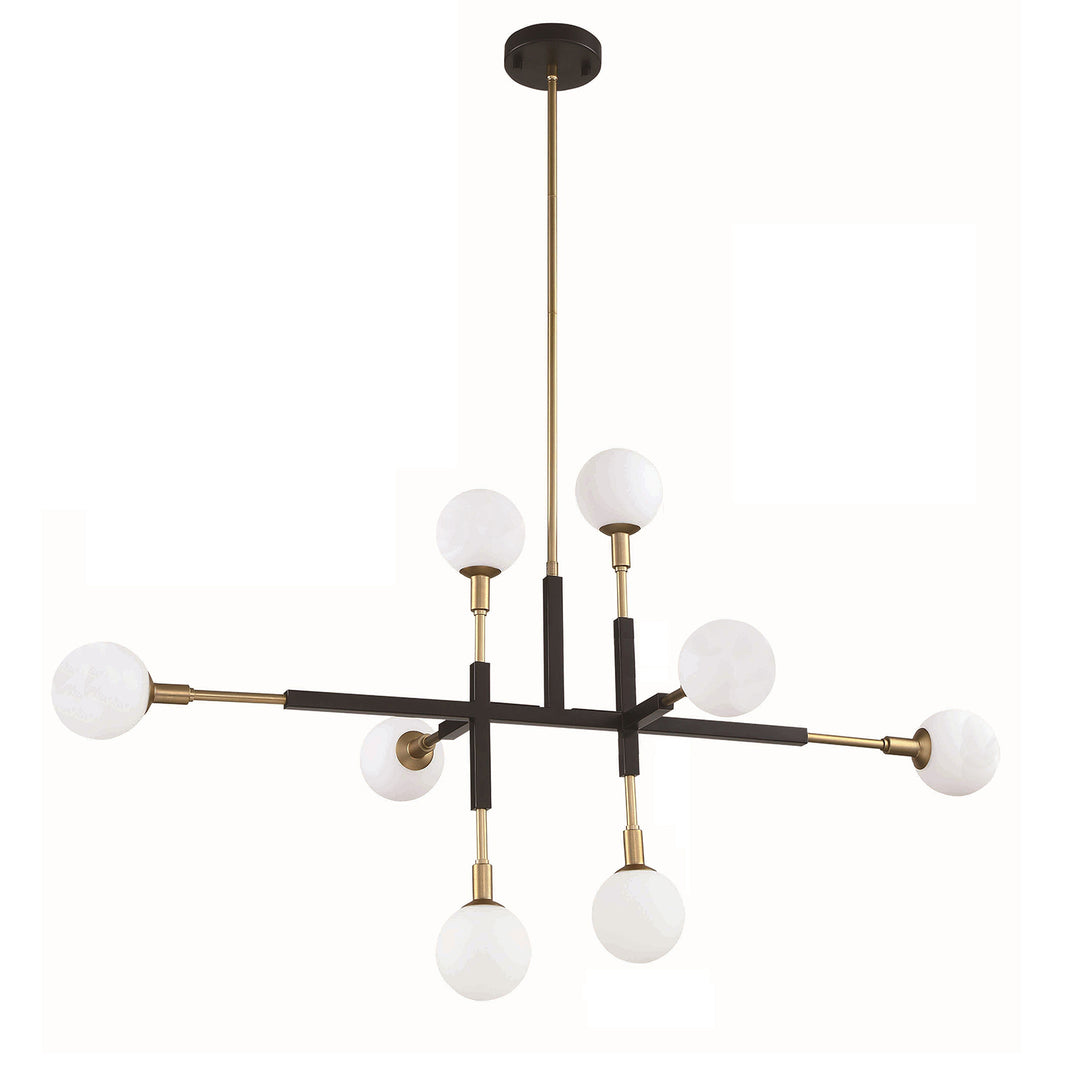 Kendal Ambience PF100-8L-BLK/BRS Pendant Light - Black & Brass