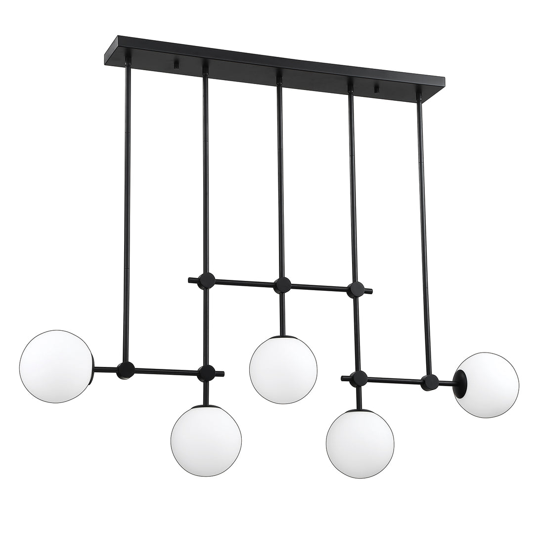 Kendal Phoenix PF101-5LBR-BLK Pendant Light - Black