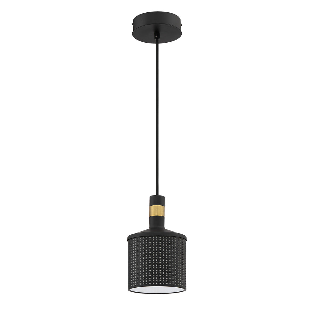 Kendal Axis PF110-BLK/BRS Pendant Light - Black & Brass