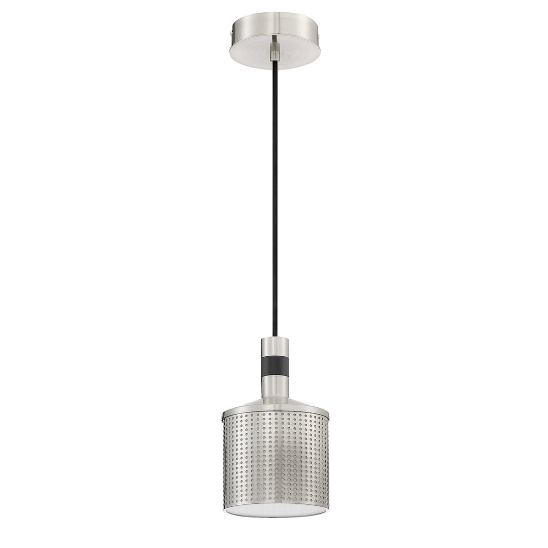 Kendal Axis PF110-SN/BLK Pendant Light - Satin Nickel & Black
