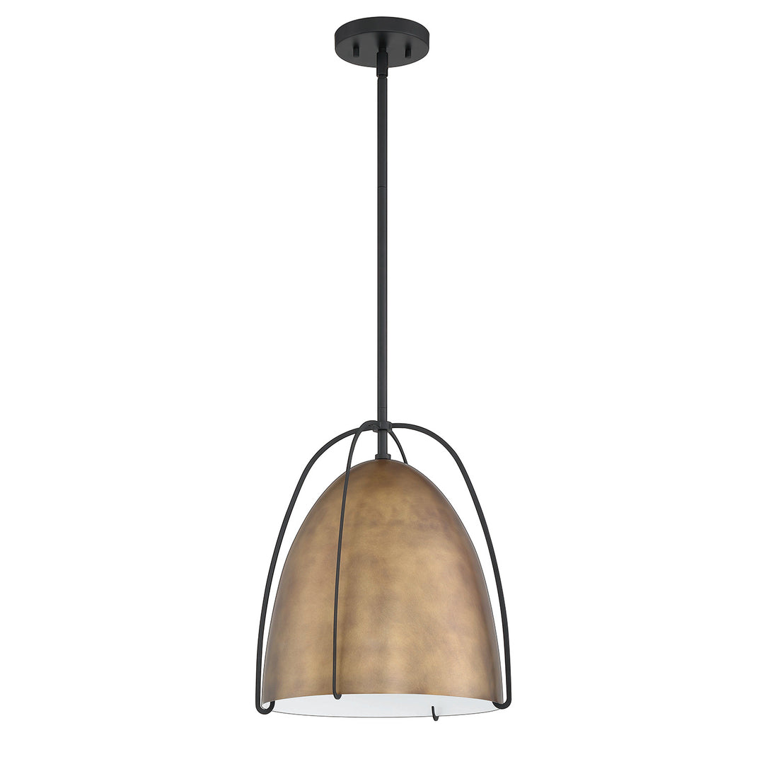 Kendal Vilia PF119-BRS/BLK Pendant Light - Brass & Black