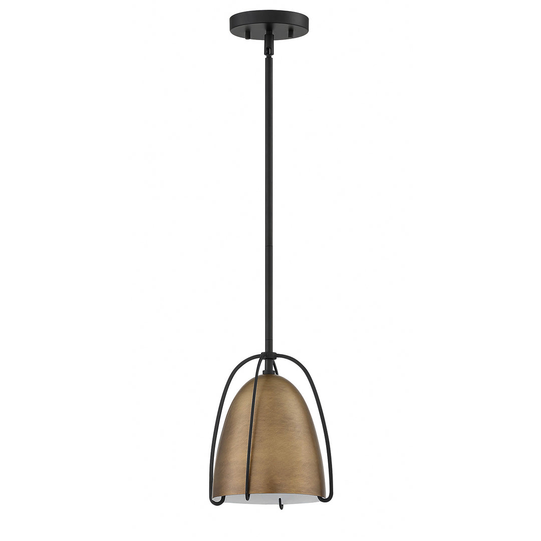 Kendal Vilia Mini PF124-BRS/BLK Pendant Light - Brass & Black