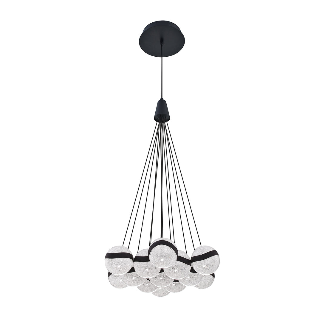 Kendal Mystyke PF145-13L-BLK Pendant Light - Black