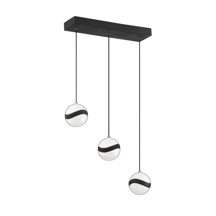 Kendal Mystyke PF145-3LBR-BLK Pendant Light - Black (Matte)