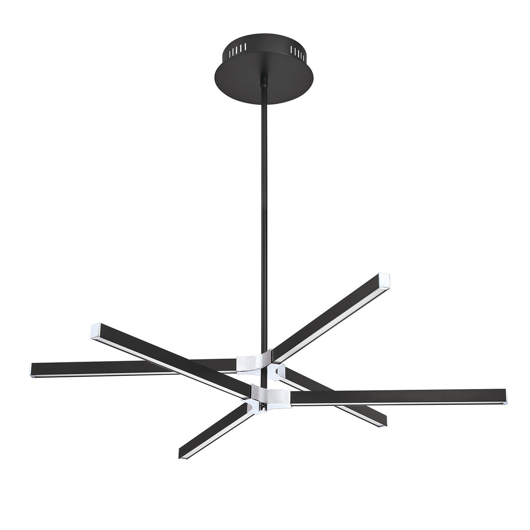 Kendal Stykx PF198-BLK/CH Pendant Light - Black & Chrome