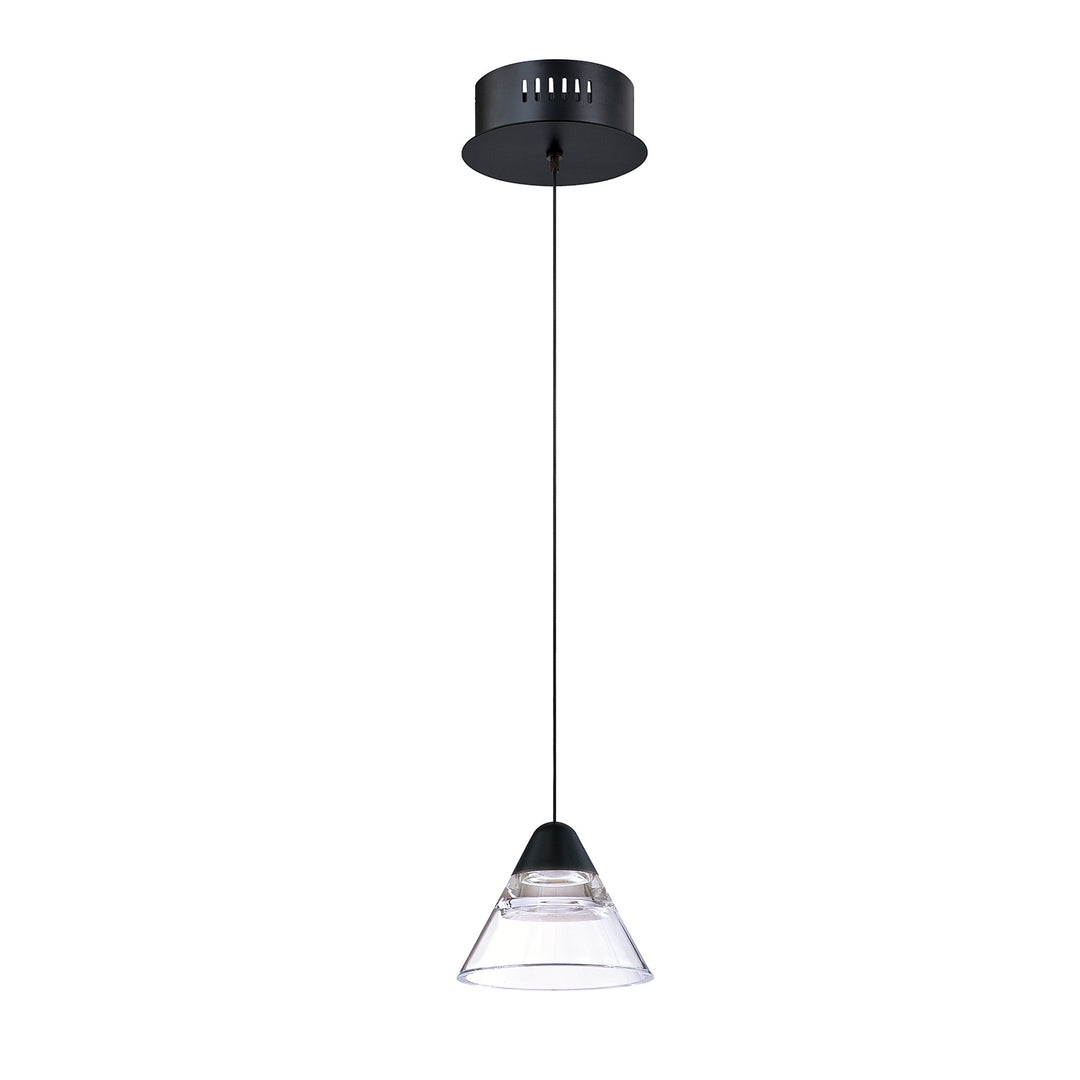 Kendal Geo PF213-1LPE-BLK Pendant Light - Black