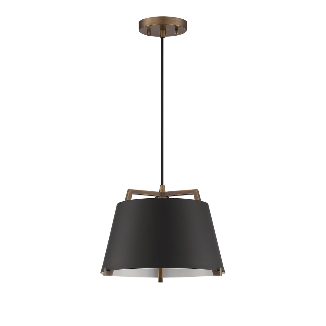 Kendal Sky PF262-BLK/BRS Pendant Light - Black & Brass