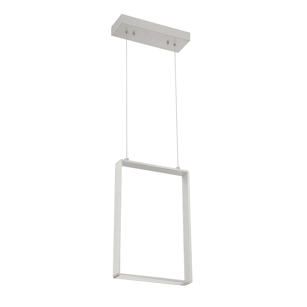 Kendal Quadron PF93-1LL-AL Pendant Light - Aluminum