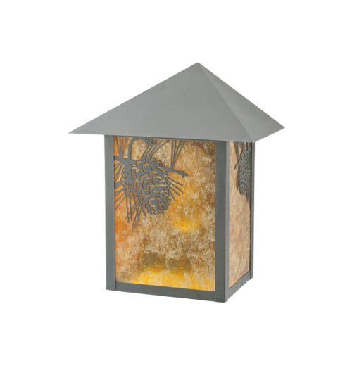 Meyda Tiffany Lighting 109359 Seneca One Light Wall Sconce Outdoor Bronze / Dark