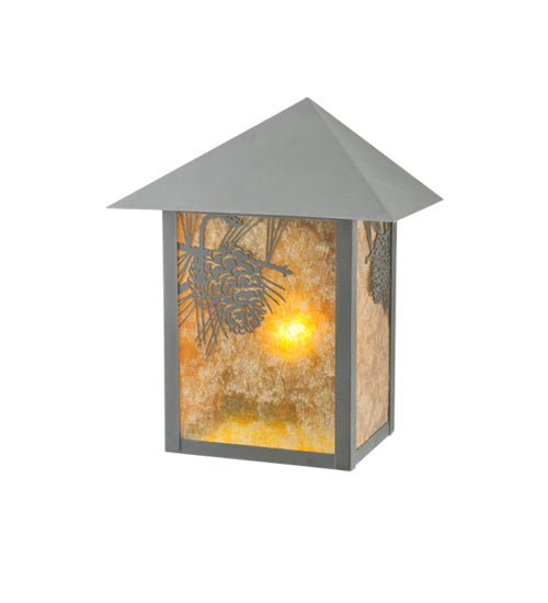 Meyda Tiffany Lighting 109359 Seneca One Light Wall Sconce Outdoor Bronze / Dark