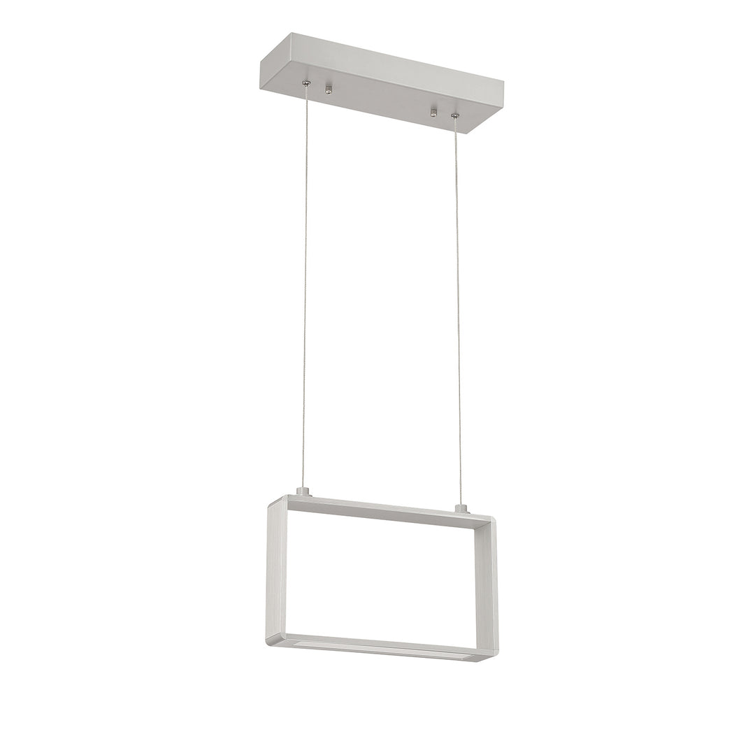 Kendal Quadron PF93-1LS-AL Pendant Light - Aluminum