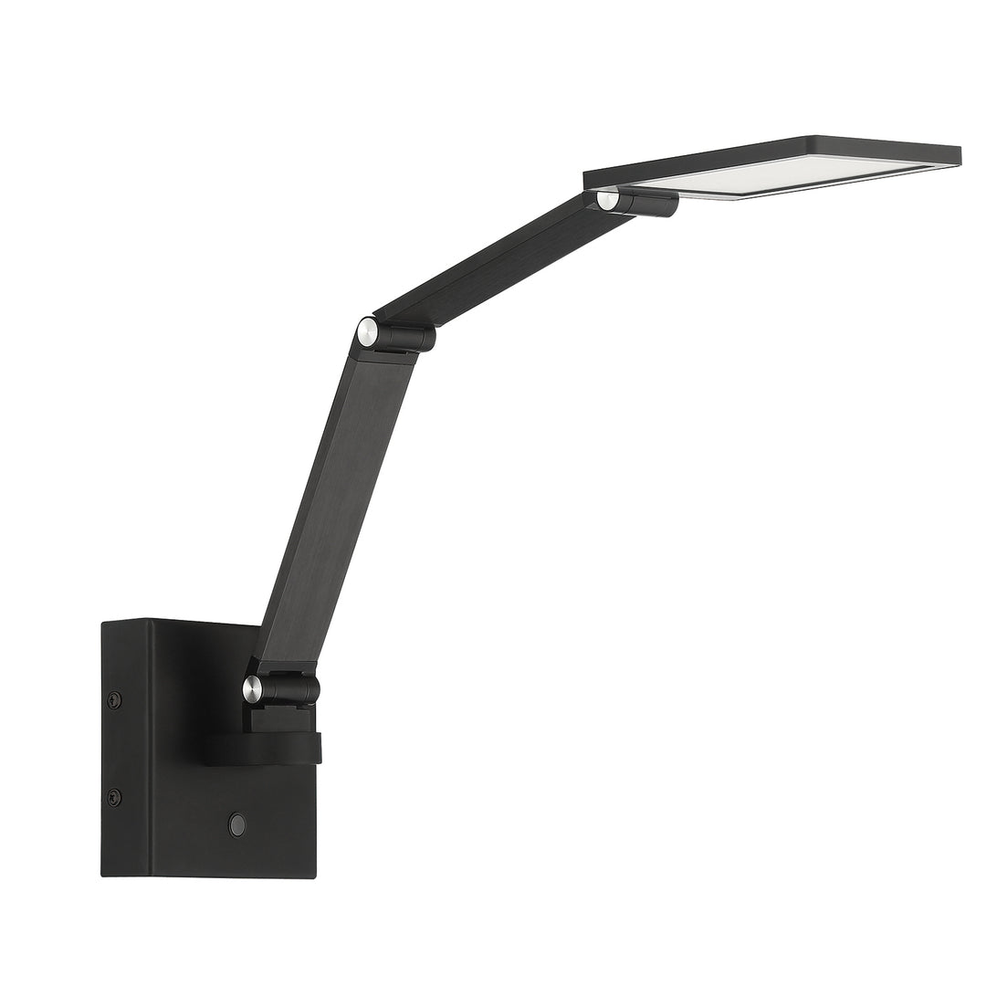 Kendal Lighting SA100-BLK Flip Led Swing Arm Wall Lamp Lamp Black