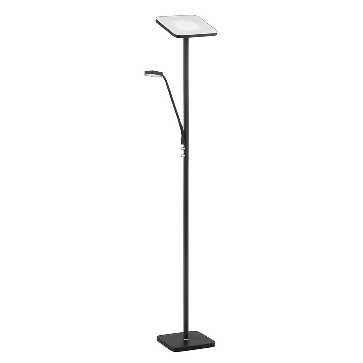 Kendal Lighting TC5012-BLK/SN Ella Led Torchiere Lamp Black