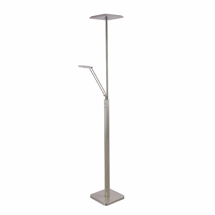 Kendal Lighting TC5020-SN Ibiza Led Torchiere Lamp Pewter, Nickel, Silver