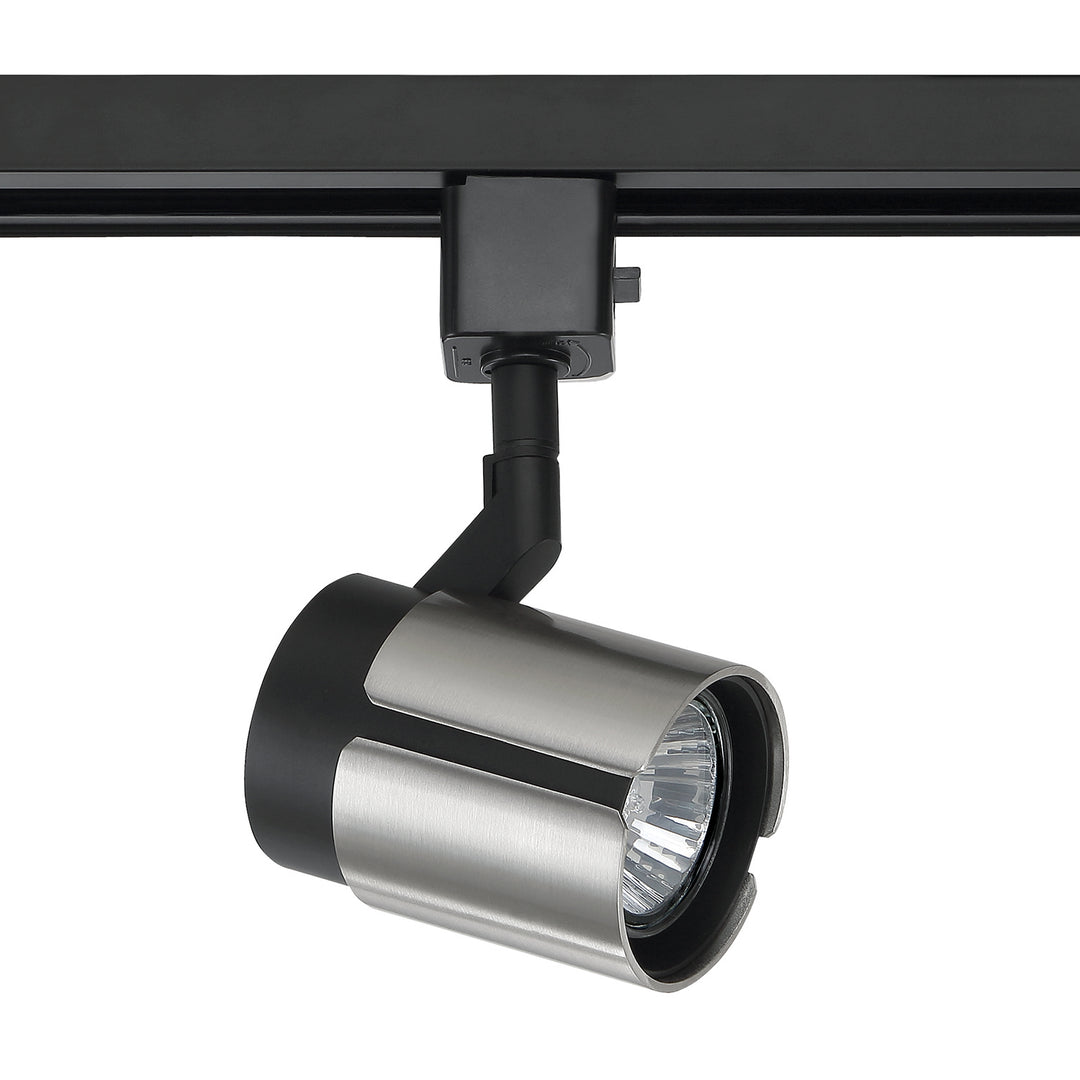 Kendal Lighting TLGU-31-BLK/SN  Track - Heads Track Light Pewter, Nickel, Silver