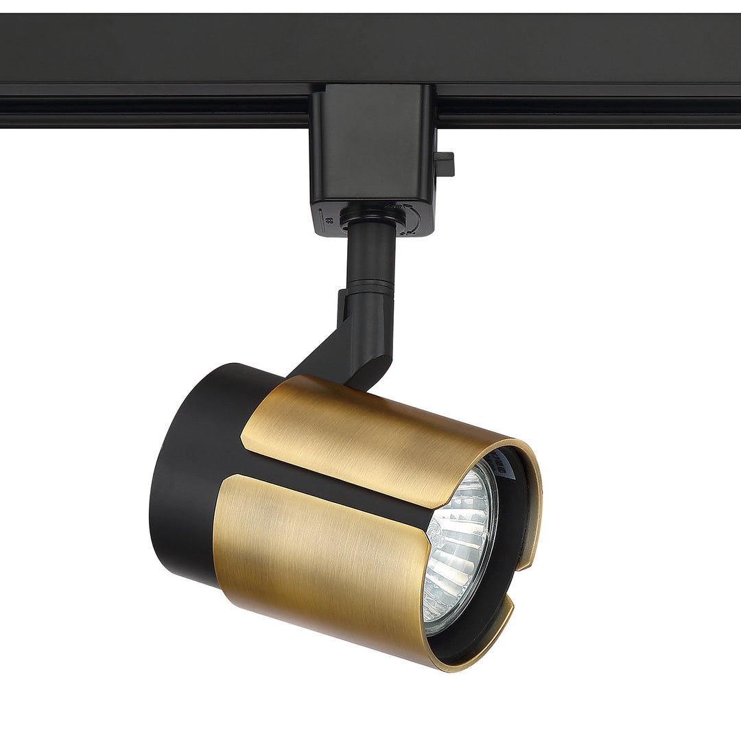 Kendal Lighting TLGU-32-BLK/BRS  Track - Heads Track Light Brass