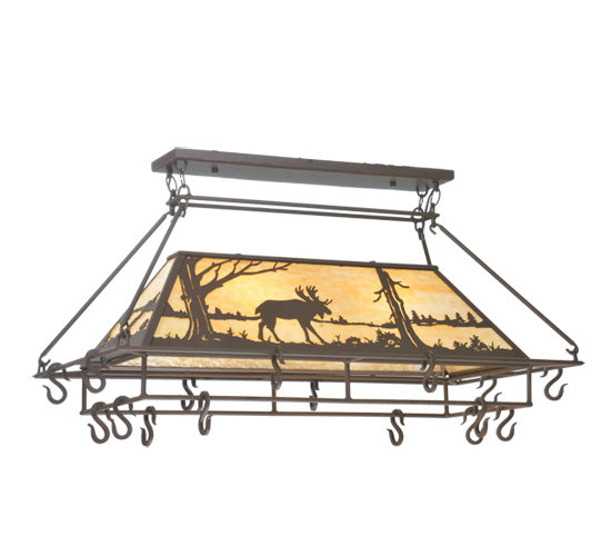 Meyda Tiffany Moose At Lake 109364 Pendant Light - Cafe-Noir