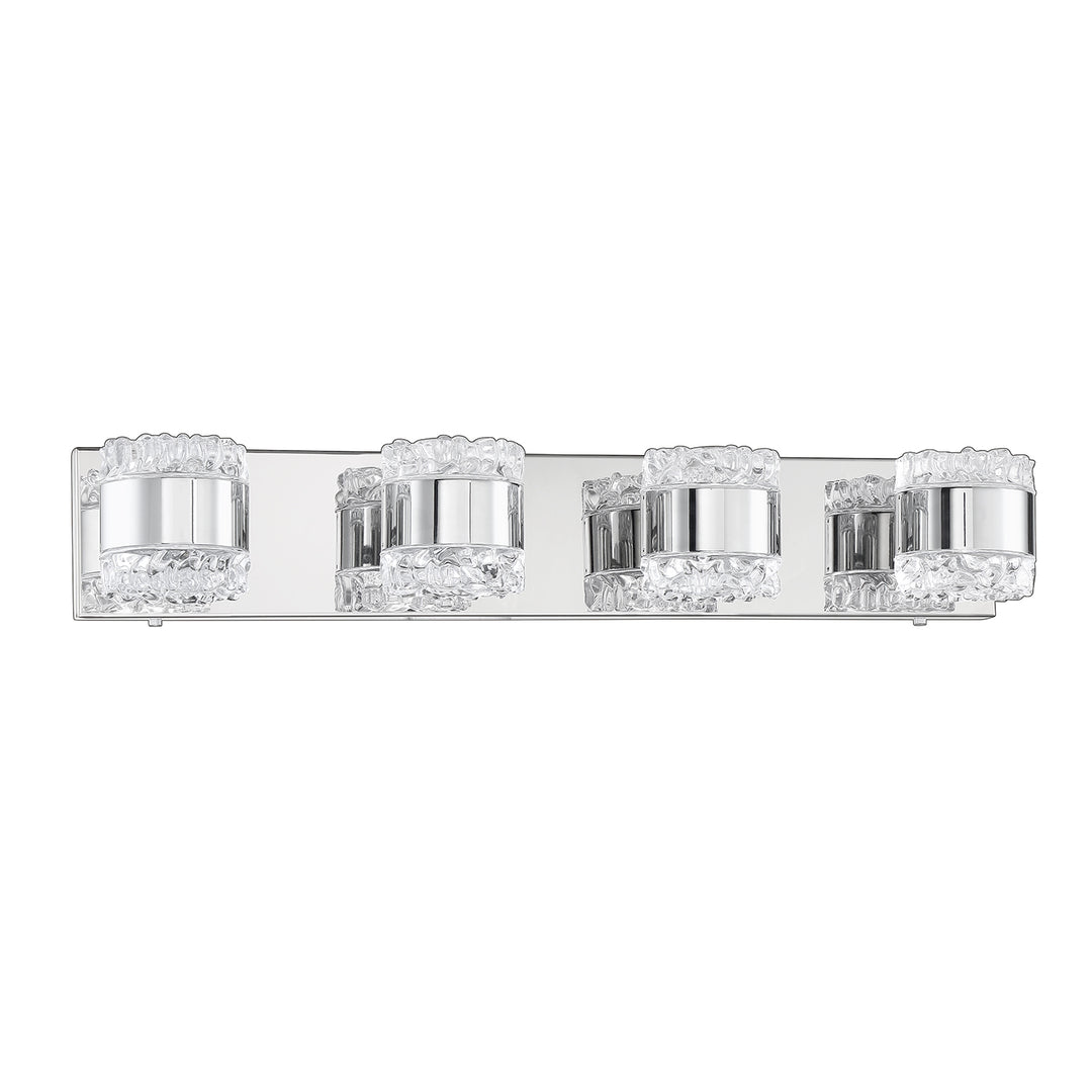 Kendal Bazil VF1000-4L-CH Bath Vanity Light 28 in. wide - Chrome