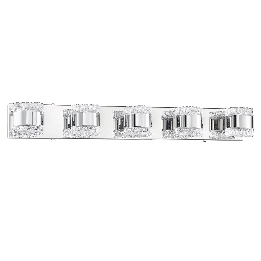 Kendal Bazil VF1000-5L-CH Bath Vanity Light 35 in. wide - Chrome