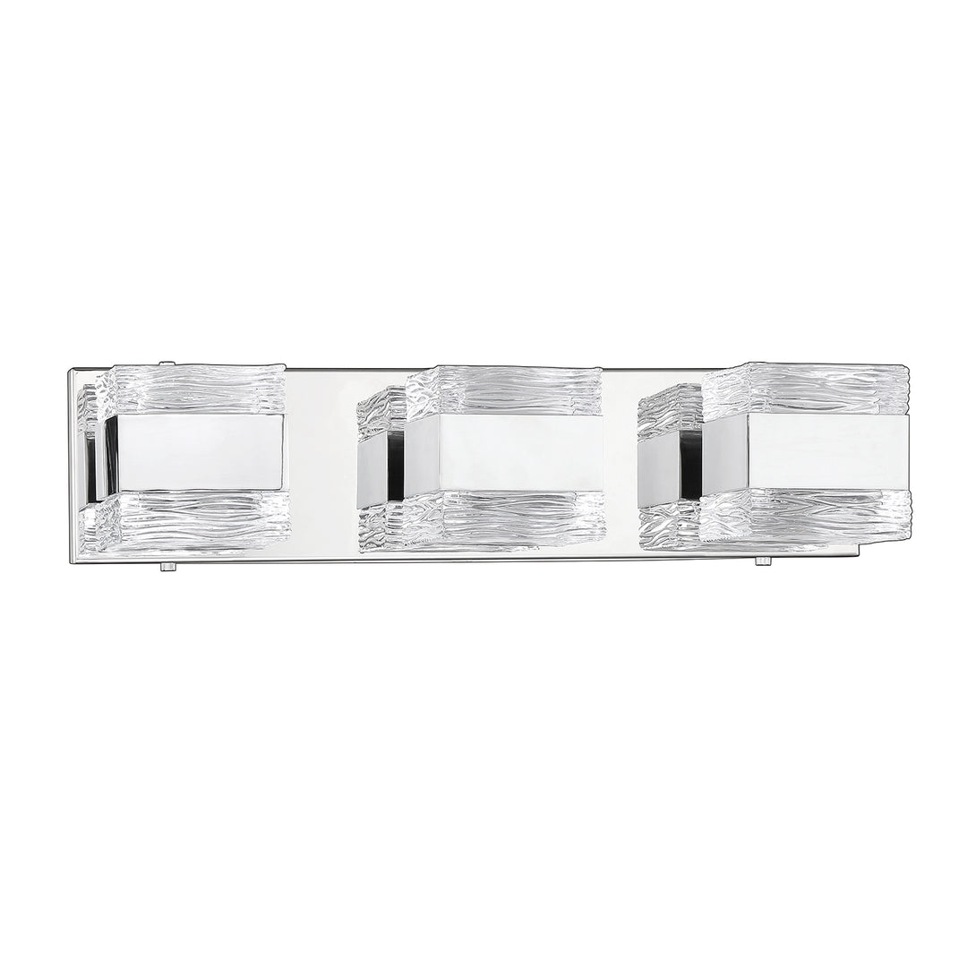 Kendal Cubix VF1100-3L-CH Bath Vanity Light 20 in. wide - Chrome