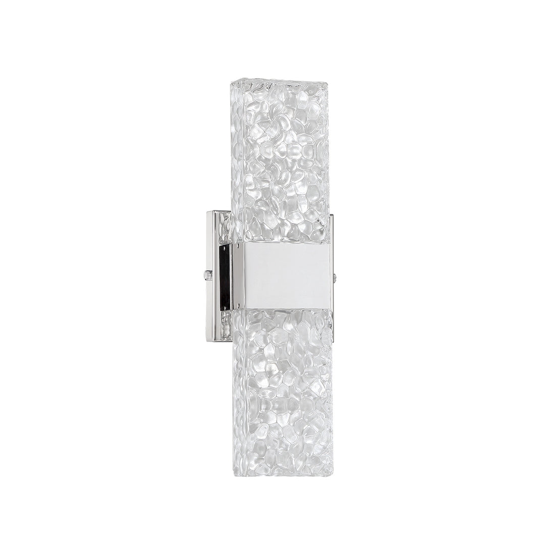 Kendal Glacier VF1300-2CH Wall Light - Chrome