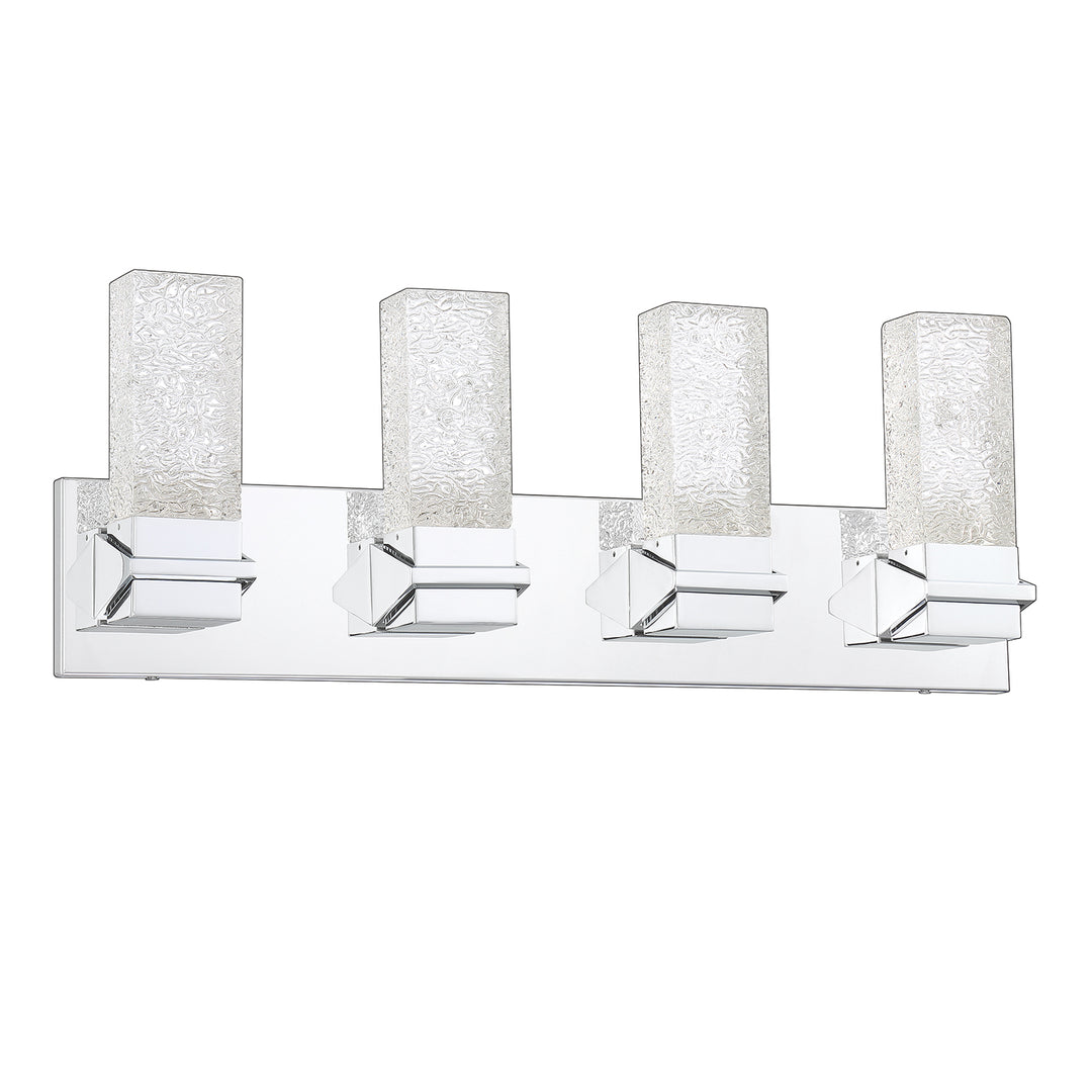 Kendal Ice VF9600-4L-CH Bath Vanity Light 26 in. wide - Chrome