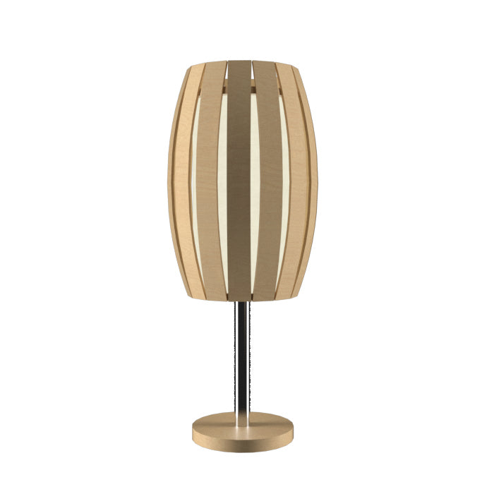 Accord Lighting 7011.34 Barrel Led Table Lamp Lamp Wood/Stone/Naturals
