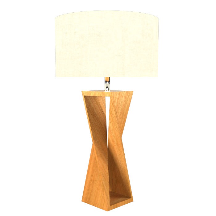 Accord Lighting 7044.09 Spin Led Table Lamp Lamp Wood/Stone/Naturals