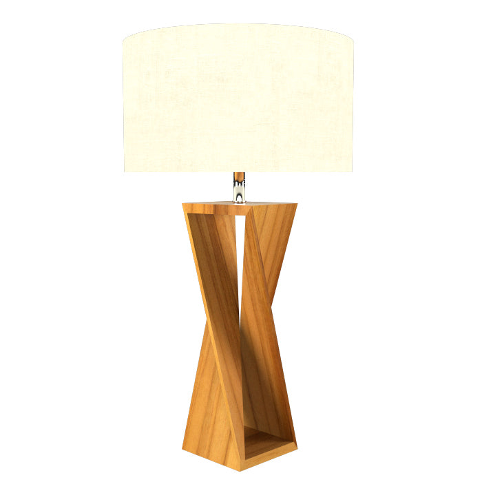 Accord Lighting 7044.12 Spin Led Table Lamp Lamp Wood/Stone/Naturals